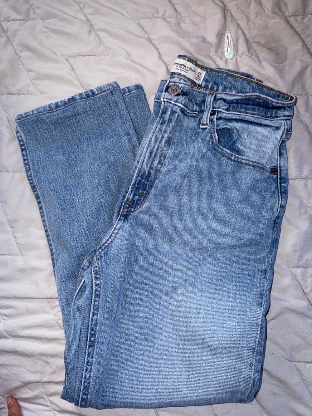 Abercrombie & Fitch Light Wash Straight